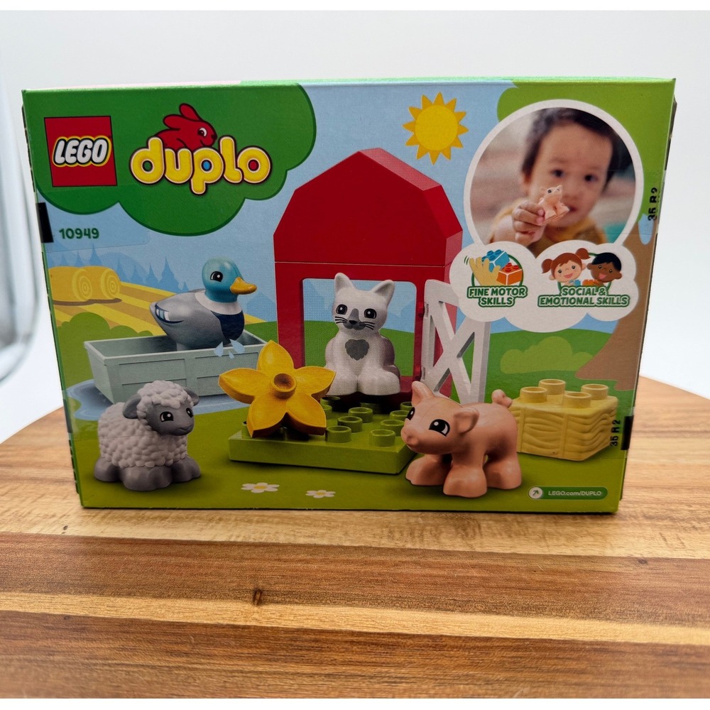 LEGO Duplo Town Farm Animal Care 10949 Preschool Building Toy 11 Pieces